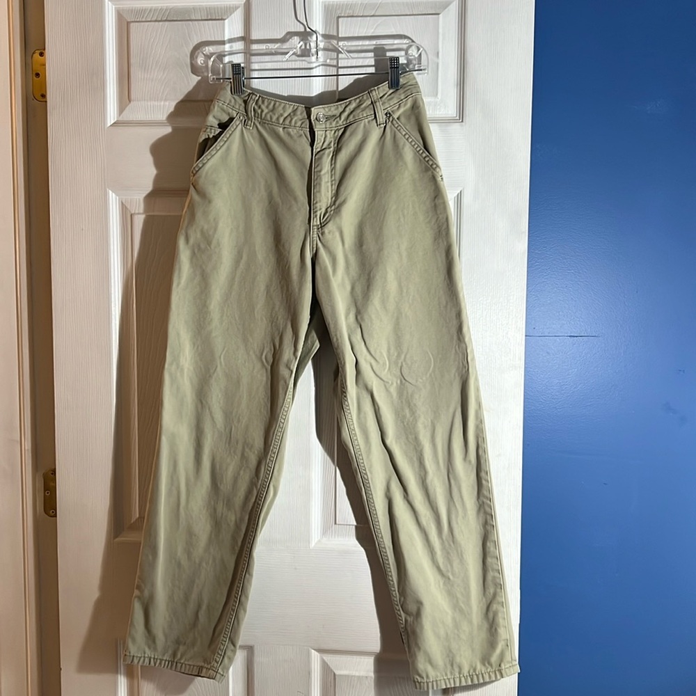 ASOS high waist baggy cargo pants petite size S